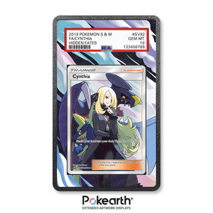 Cynthia SV82 - Graded Card Extended Artwork Display Case - Display Case Extended Artwork Pokearth