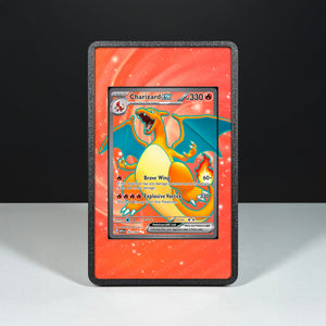 Charizard ex 183/165 - Custodia con Artwork Esteso per Carte Pokémon - Display Case Extended Artwork Pokearth