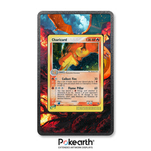 Charizard 100/97 - Custodia con Artwork Esteso per Carte Pokémon - Display Case Extended Artwork Pokearth