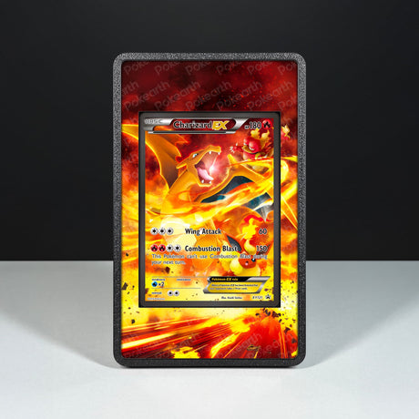 Charizard EX XY121 - Custodia con Artwork Esteso per Carte Pokémon - Display Case Extended Artwork Pokearth