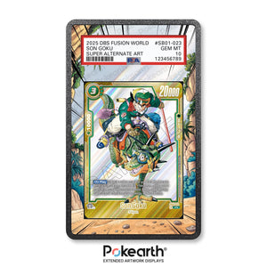 Son Goku SB01-023 - Graded Card Extended Artwork Display Case - Display Case Extended Artwork Pokearth