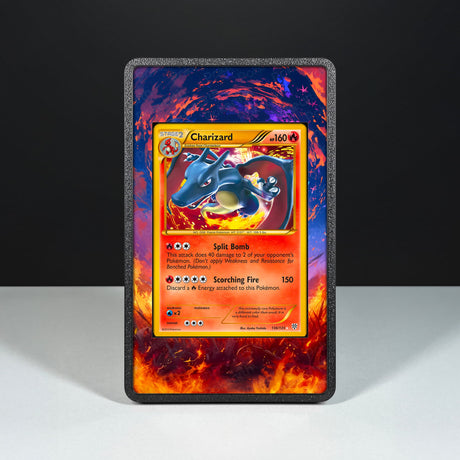 Charizard 136/135 - Custodia con Artwork Esteso per Carte Pokémon - Display Case Extended Artwork Pokearth