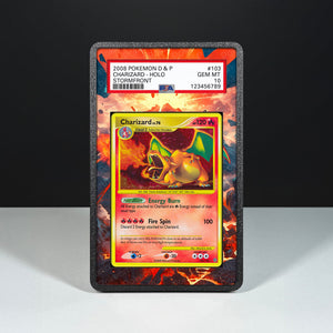 Charizard Lv.76 103/100 - Graded Card Extended Artwork Display Case - Display Case Extended Artwork Pokearth