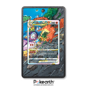 Charizard V ASTRO SWSH262 - Custodia con Artwork Esteso per Carte Pokémon - Display Case Extended Artwork Pokearth