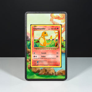 Charmander 46/102 - Custodia con Artwork Esteso per Carte Pokémon - Display Case Extended Artwork Pokearth