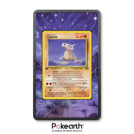Cubone 50/64 - Custodia con Artwork Esteso per Carte Pokémon - Display Case Extended Artwork Pokearth