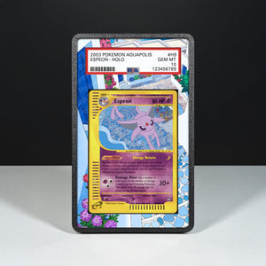 Espeon H9/H32 - Graded Card Extended Artwork Display Case - Display Case Extended Artwork Pokearth