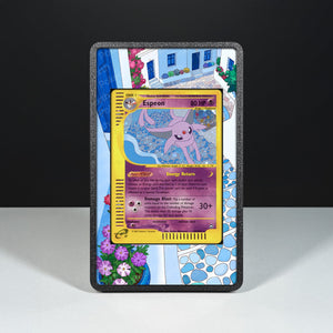 Espeon H9/H32 - Custodia con Artwork Esteso per Carte Pokémon - Display Case Extended Artwork Pokearth