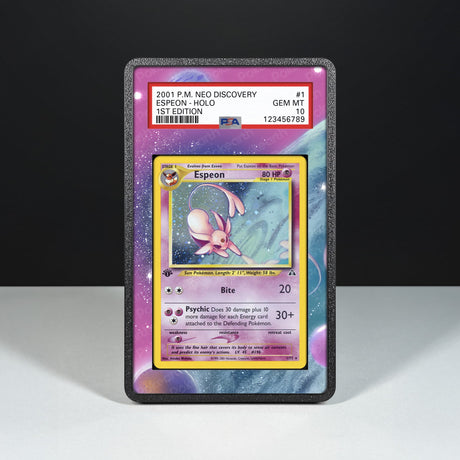 Espeon 1/75 - Graded Card Extended Artwork Display Case - Display Case Extended Artwork Pokearth