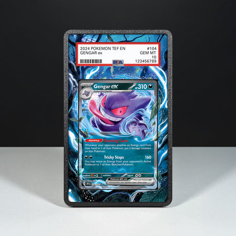 Gengar ex 104/162 - Graded Card Extended Artwork Display Case - Display Case Extended Artwork Pokearth