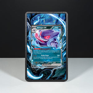 Gengar ex 104/162 - Custodia con Artwork Esteso per Carte Pokémon - Display Case Extended Artwork Pokearth
