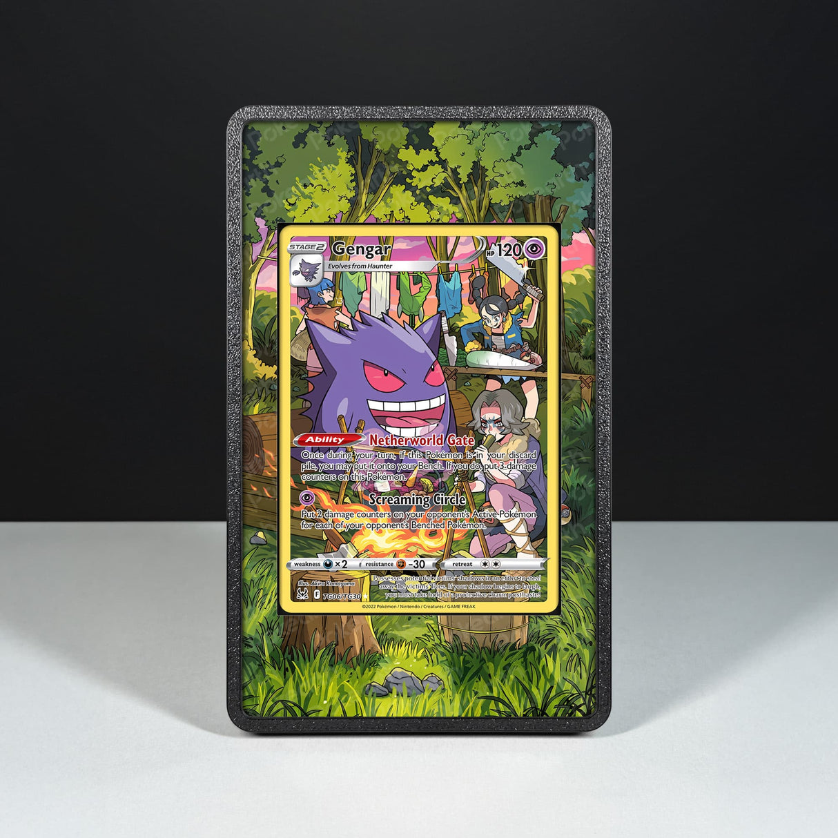 Gengar TG06/TG30 - Custodia con Artwork Esteso per Carte Pokémon - Display Case Extended Artwork Pokearth