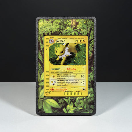 Jolteon H12/H32 - Custodia con Artwork Esteso per Carte Pokémon - Display Case Extended Artwork Pokearth