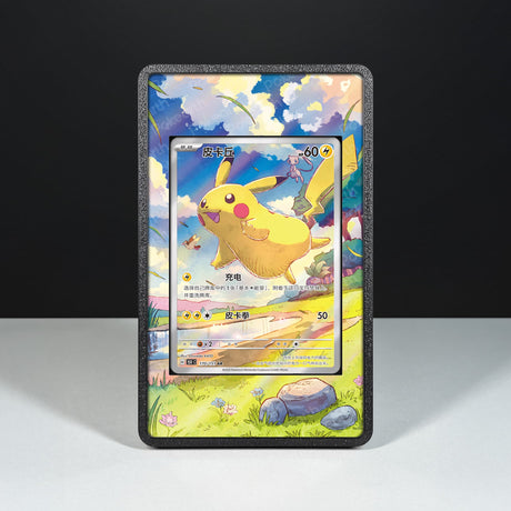 Pikachu 170/151 - Custodia con Artwork Esteso per Carte Pokémon - Display Case Extended Artwork Pokearth