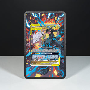 Reshiram & Zekrom GX 157/236 - Custodia con Artwork Esteso per Carte Pokémon - Display Case Extended Artwork Pokearth