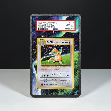 Dragonite No. 149 - Graded Card Extended Artwork Display Case - Display Case Extended Artwork Pokearth