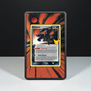 Umbreon Gold Star 17/17 - Custodia con Artwork Esteso per Carte Pokémon - Display Case Extended Artwork Pokearth