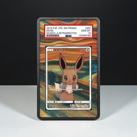 Eevee 287/SM-P - Graded Card Extended Artwork Display Case - Display Case Extended Artwork Pokearth