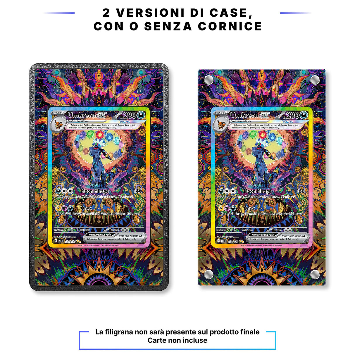 Alakazam 1/102 - Custodia con Artwork Esteso per Carte Pokémon - Display Case Extended Artwork Pokearth