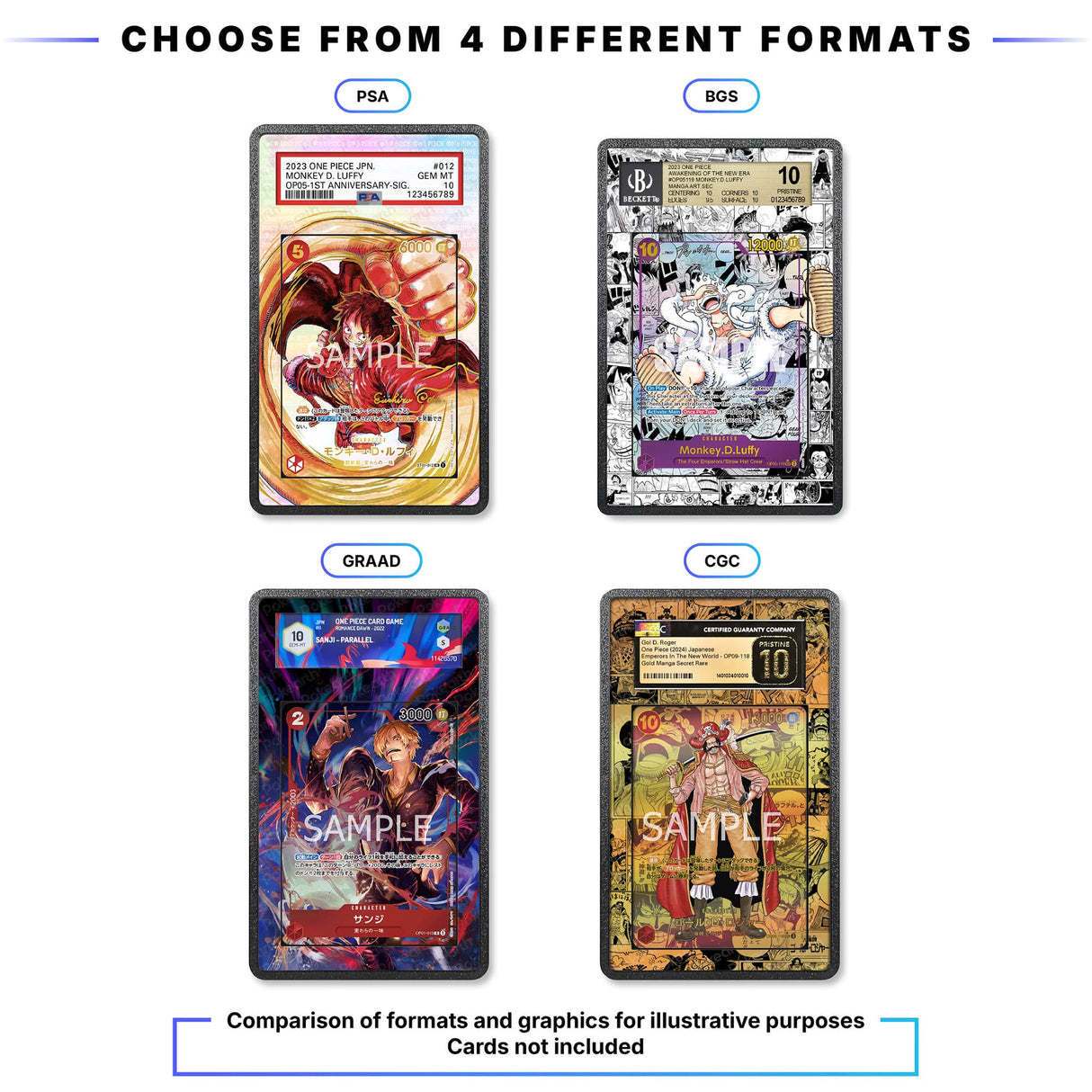 Graded Card Extended Artwork Display Case - Display Case Extended Artwork Pokearth