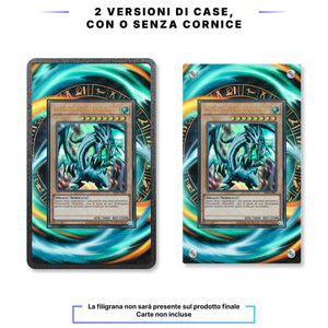 Drago Bianco Occhi Blu 001 - Custodia con Artwork Esteso per Carte Yu-Gi-Oh! - Display Case Extended Artwork Pokearth