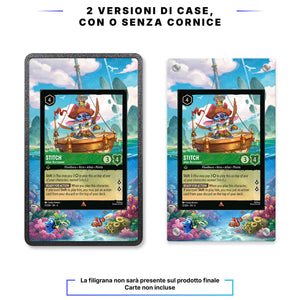 Alice - Growing Girl 213/204 Enchanted - Custodia con Artwork Esteso per Carte Disney Lorcana - Display Case Extended Artwork Pokearth
