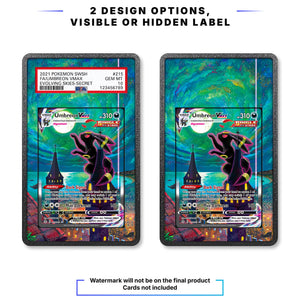 Graded Card Extended Artwork Display Case - Display Case Extended Artwork Pokearth