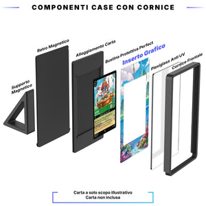 Alice - Growing Girl 213/204 Enchanted - Custodia con Artwork Esteso per Carte Disney Lorcana - Display Case Extended Artwork Pokearth