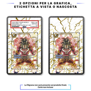 Son Goku : GT FB03-140 - Custodia con Artwork Esteso per Carte Gradate - Display Case Extended Artwork Pokearth