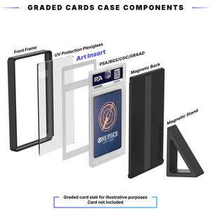 Graded Card Extended Artwork Display Case - Display Case Extended Artwork Pokearth
