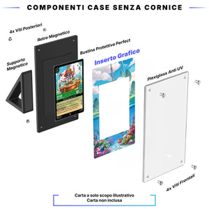 Alice - Growing Girl 213/204 Enchanted - Custodia con Artwork Esteso per Carte Disney Lorcana - Display Case Extended Artwork Pokearth