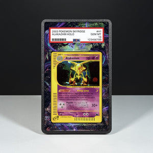 Alakazam H1/H32 – Case mit erweitertem Artwork für gegradete Karten