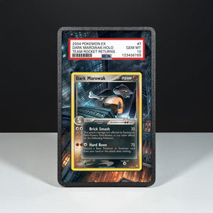 Dark Marowak 7/109 - Graded Card Extended Artwork Display Case