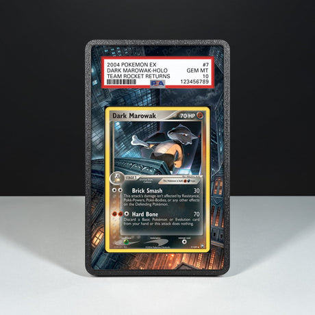 Dark Marowak 7/109 - Hülle mit erweitertem Artwork für gegradete Karten