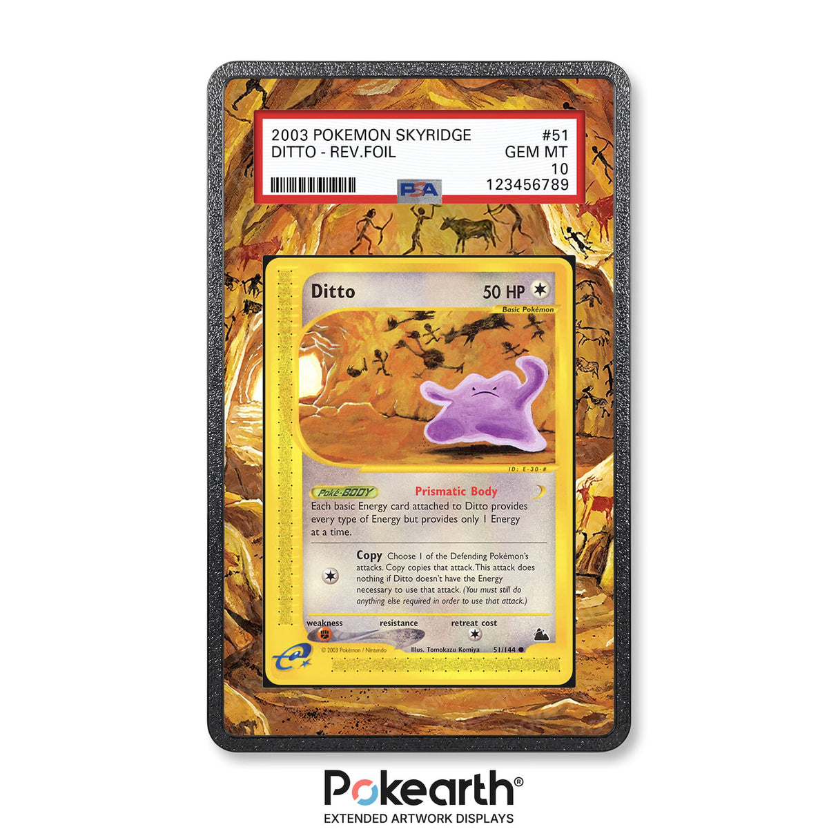 Ditto 51/144 - Custodia con Artwork Esteso per Carte Gradate