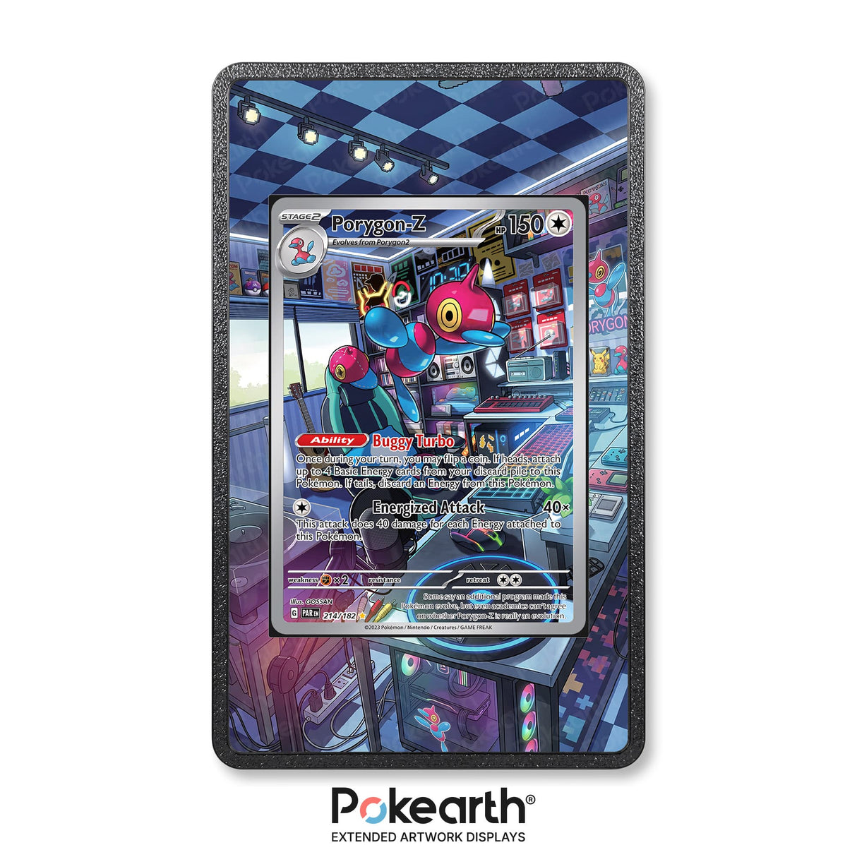 Porygon-Z 214/182 - Pokémon Extended Artwork Display Case
