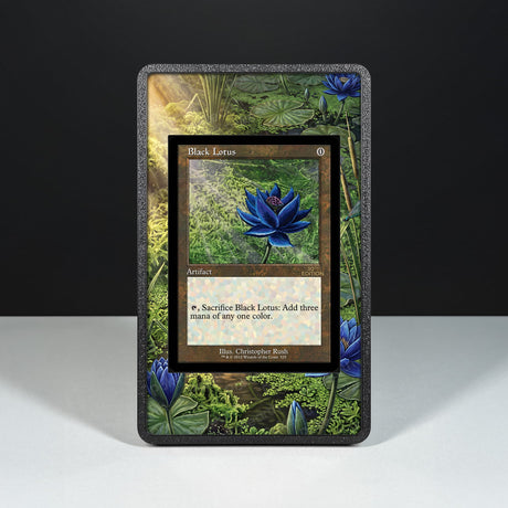Black Lotus - Hülle mit erweitertem Artwork für Magic-Karten