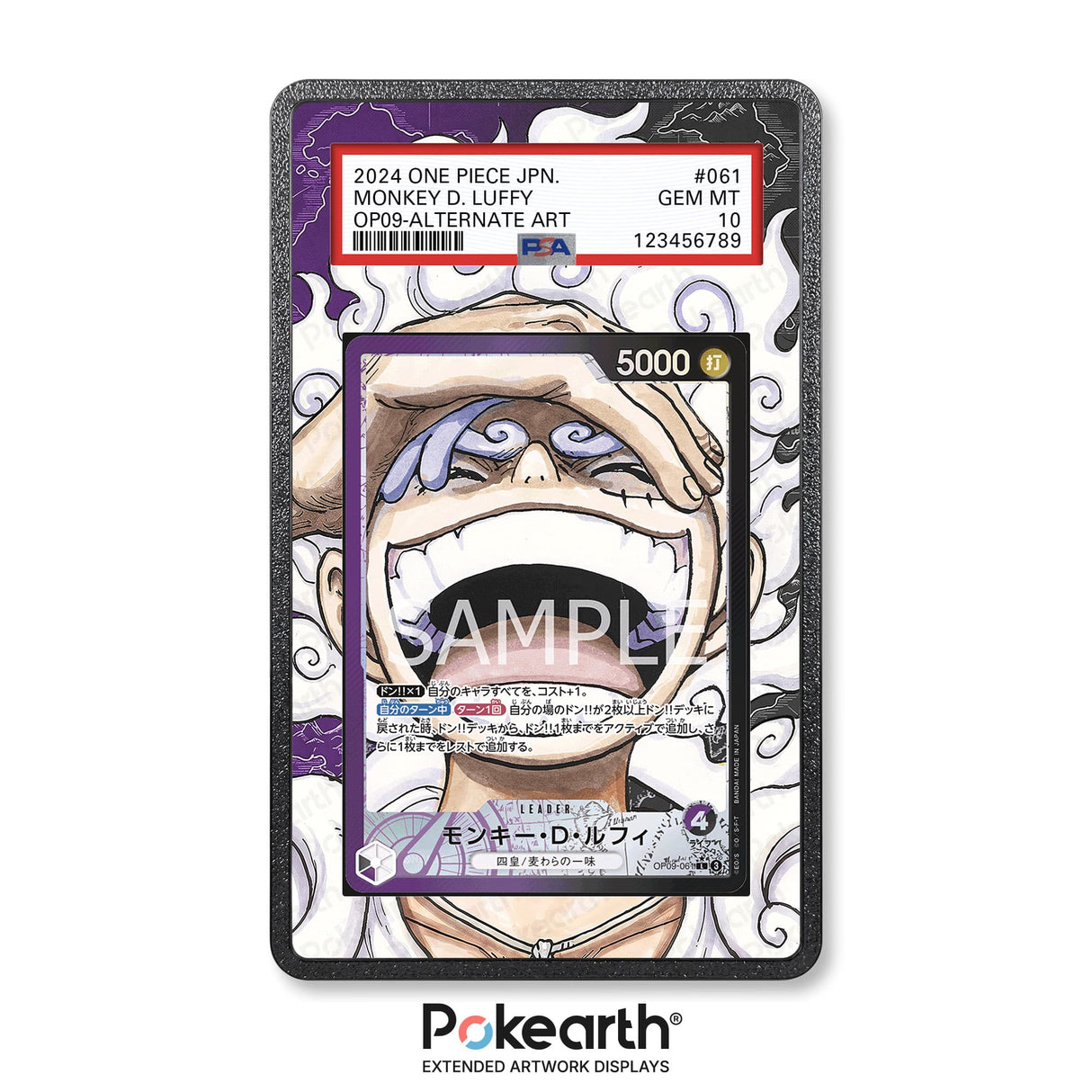 Monkey D. Luffy OP09-061 - Custodia con Artwork Esteso per Carte Gradate