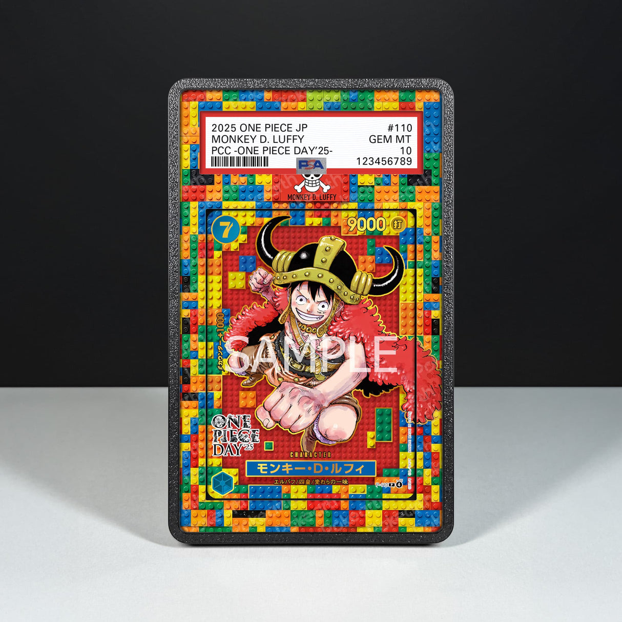 Monkey D. Luffy P-110 - Custodia con Artwork Esteso per Carte Gradate