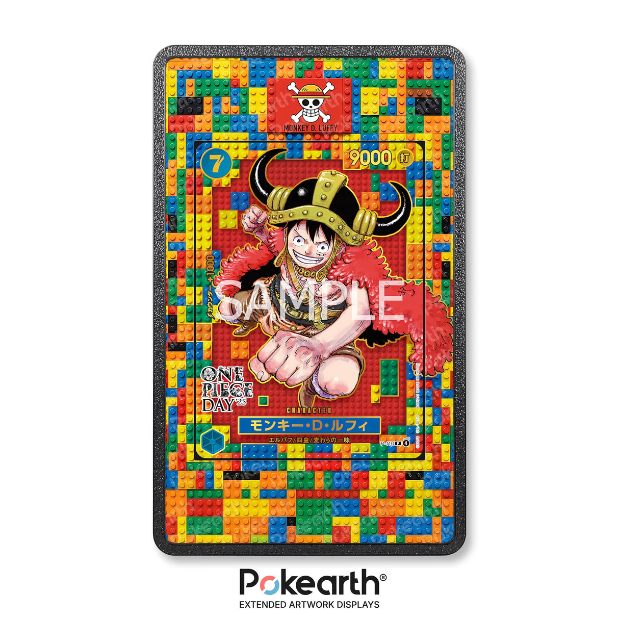 Monkey D. Luffy P-110 - Custodia con Artwork Esteso per Carte One Piece