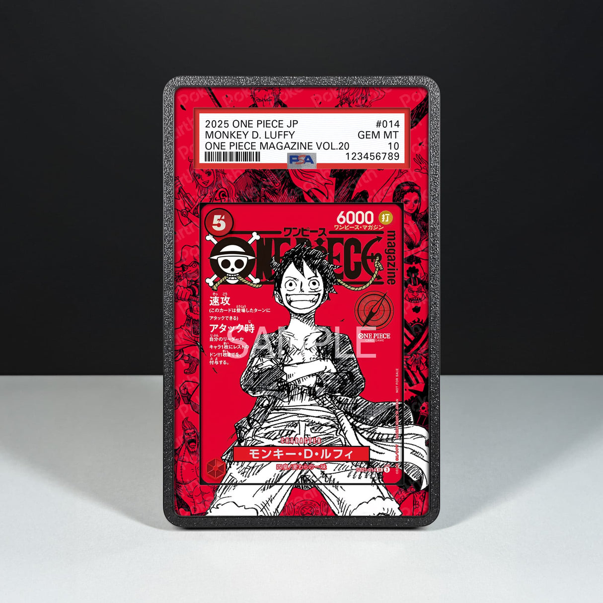 Monkey D. Luffy ST21-014 - Custodia con Artwork Esteso per Carte Gradate