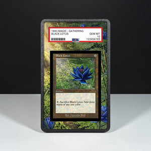 Black Lotus - Custodia con Artwork Esteso per Carte Gradate