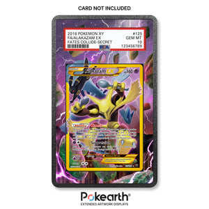 Alakazam EX 125/124 - Graded Card Extended Artwork Display Case