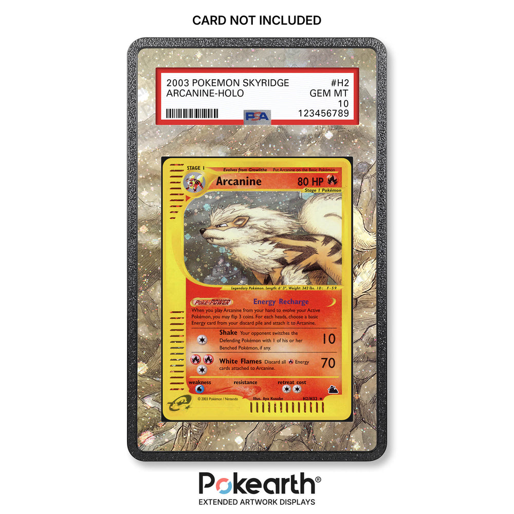 Arcanine H2/H32 - Custodia con Artwork Esteso per Carte Gradate