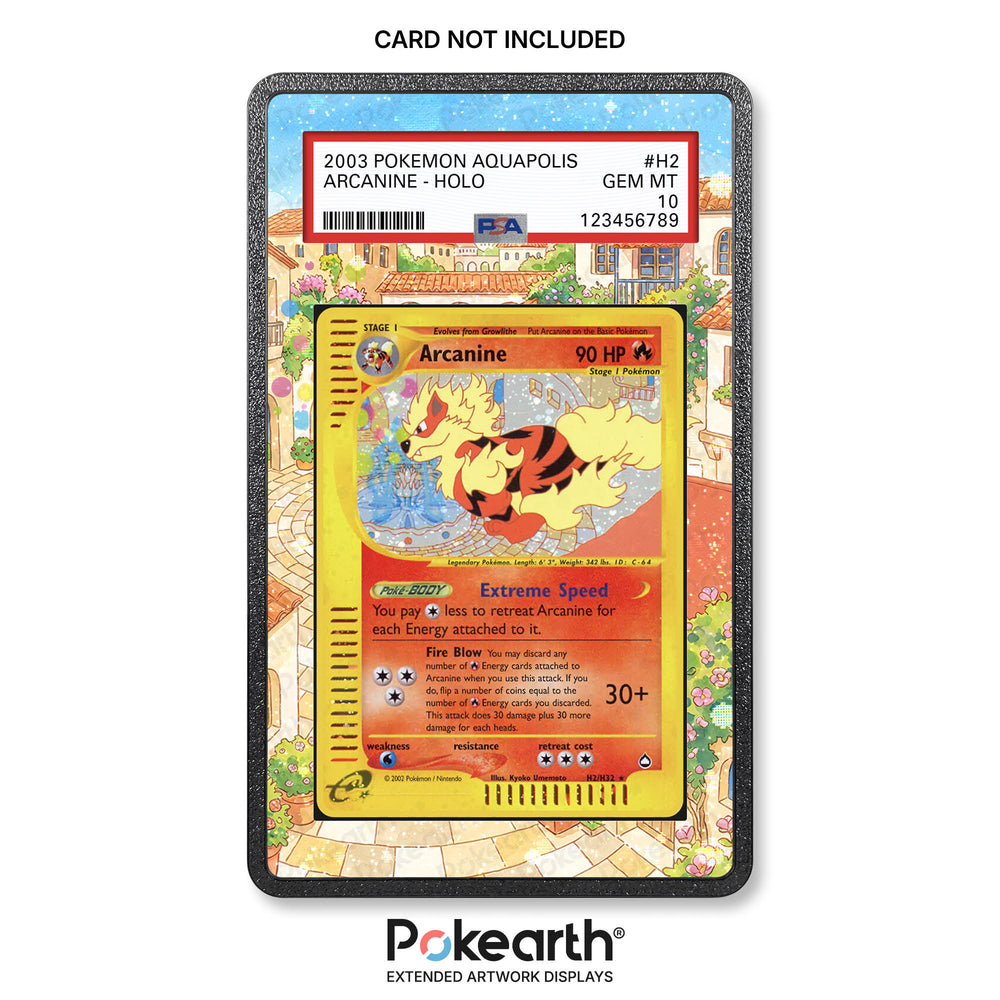 Arcanine H2/H32 - Custodia con Artwork Esteso per Carte Gradate