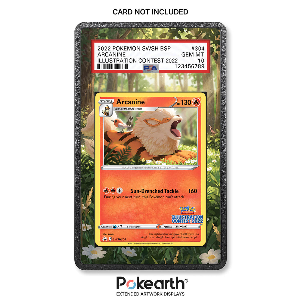 Arcanine SWSH 304 - Custodia con Artwork Esteso per Carte Gradate