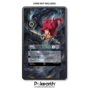 Ariel - Guerriera Sonica 220/204 Enchanted - Custodia con Artwork Esteso per Carte Disney Lorcana