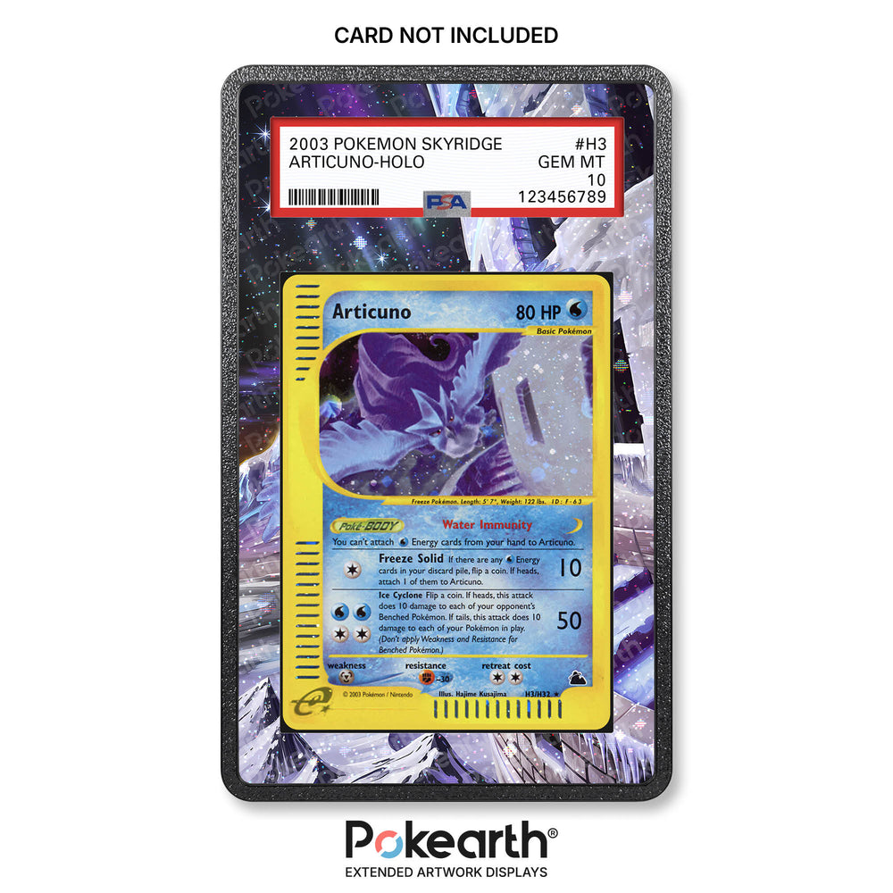 Articuno H3/H32 – Hüllen mit erweitertem Artwork für bewertete Karten