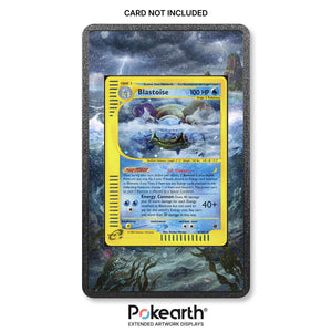 Blastoise 4/165 - Custodia con Artwork Esteso per Carte Pokémon