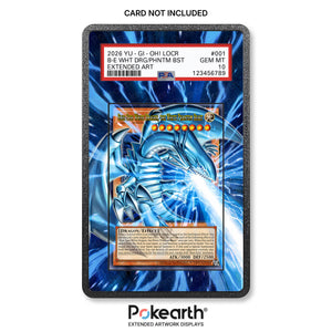 Blue-Eyes White Dragon, the White Phantom Beast 001 - Graded Card Extended Artwork Display Case